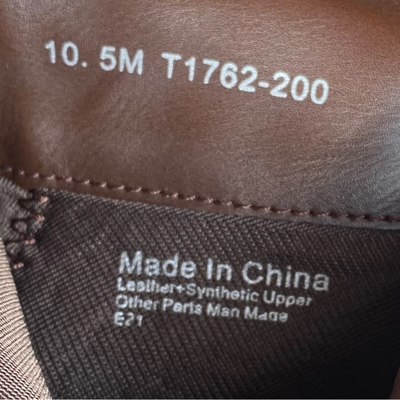 TROTTERS Womens Major Round Toe Block Heel Leather Booties Brown 10.5 M - Picture 8 of 10